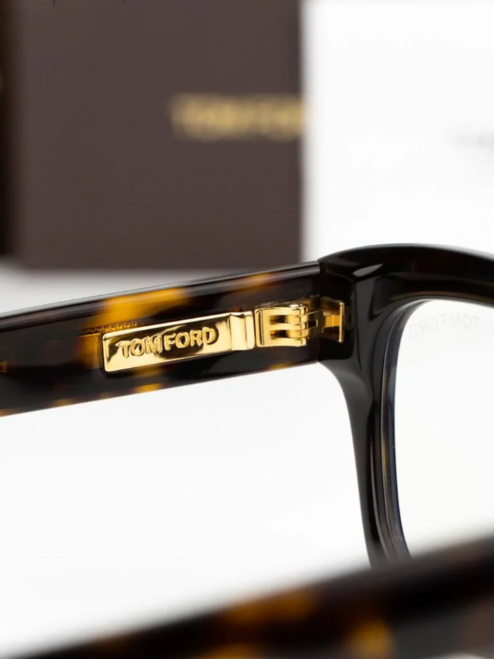 Tom Ford Women Eyeglasses Havana Square FT6036-B 052 NEW AUTHENTIC